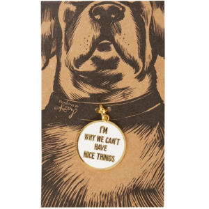 I'm Why We Can't Have Nice Things Collar Charm